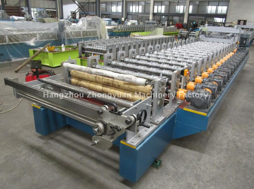 Máquina formadora de telha vitrificada de metal de alta velocidade com qualidade de Taiwan com sistema de qualidade ISO 