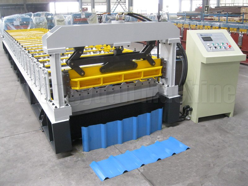 Máquina formadora de rolos de alumínio/Máquina formadora de alumínio de longo período/Mechine de telhado Longspan chinês/Formadores de rolos com sistema de qualidade ISO