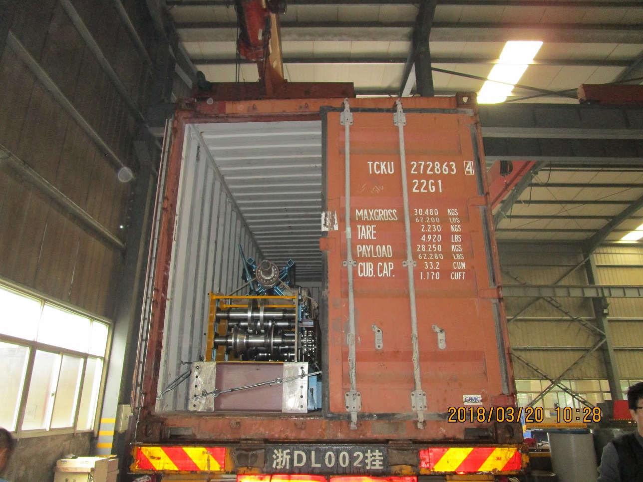 M&aacute;quina formadora de rolos de calha zhongyuan