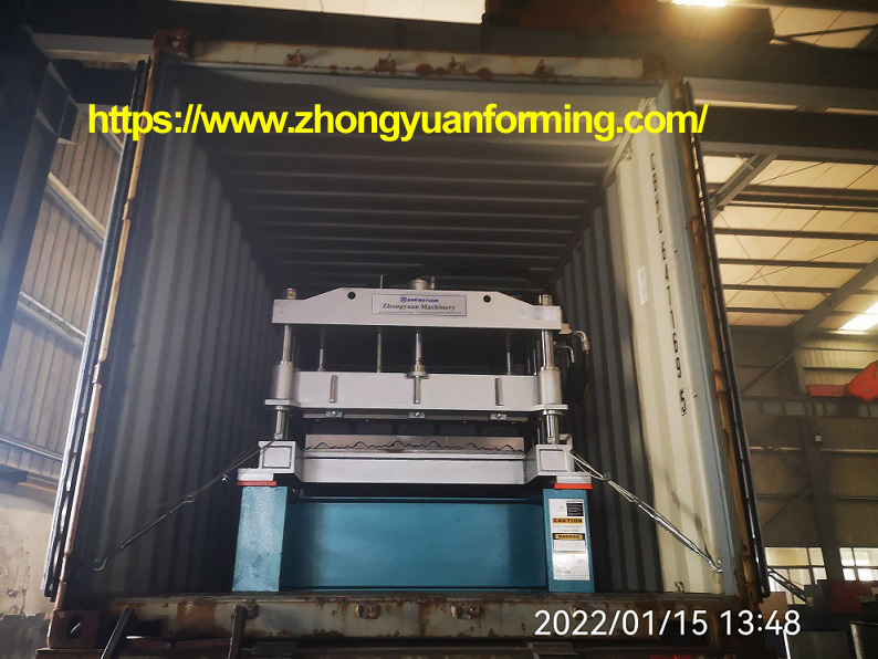 M&aacute;quina formadora de rolo de telha zhongyuan