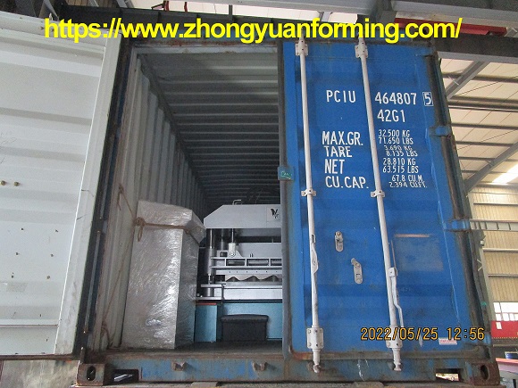 M&aacute;quina formadora de rolo de telha esmaltada zhongyuan