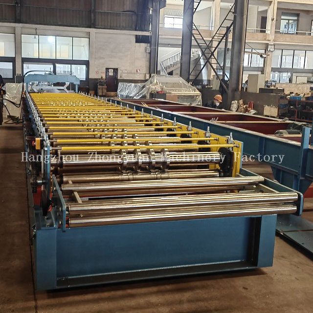 Máquina formadora de telhados de metal popular para o mercado indiano