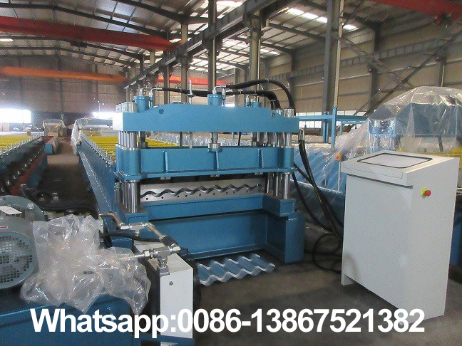 M&aacute;quina formadora de rolos para telhas de telha Zhongyuan