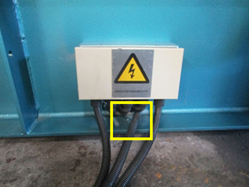 Aqui mostrando o local detalhado dos quatro tubos