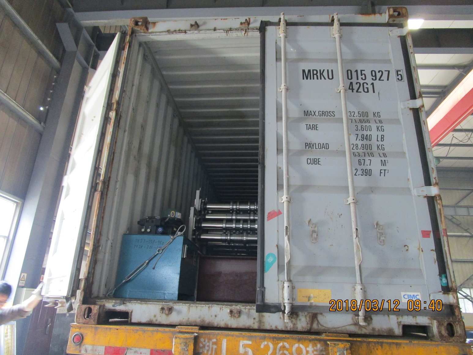 M&aacute;quina formadora de rolo duplo a frio de longo alcance zhongyuan