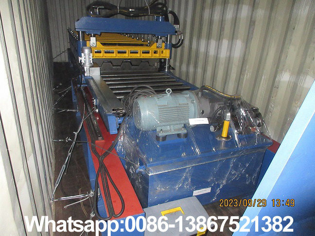 M&aacute;quina formadora de rolos de piso de a&ccedil;o Zhongyuan