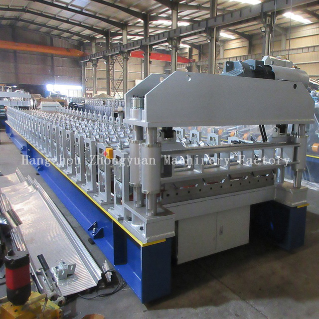 Máquina de painel de telhado com corte elétrico