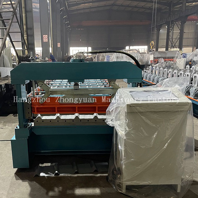 Máquina formadora de rolo para painel de telhado 