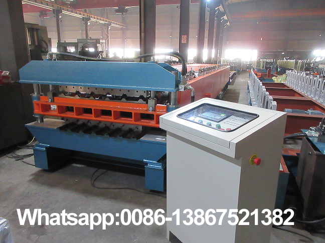 m&aacute;quina formadora de rolos para telhados de dupla camada