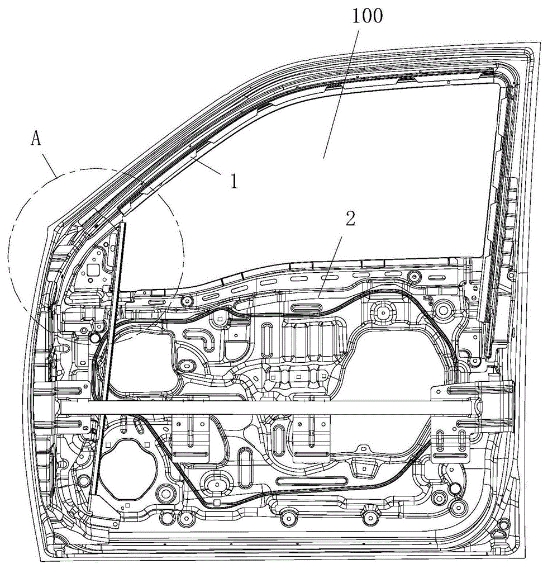 Molduras das portas do ve&iacute;culo
