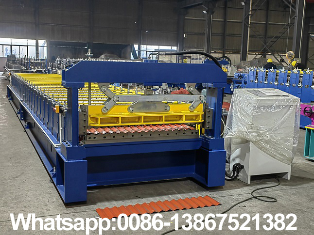 M&aacute;quina formadora de rolos ondulados Zhongyuan