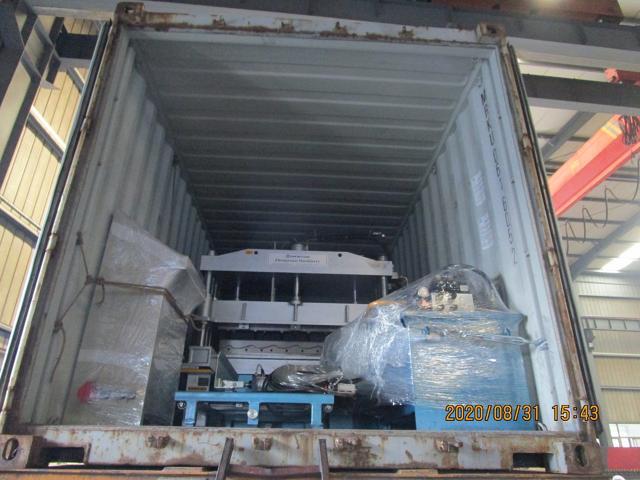 M&aacute;quina formadora de rolos de telha met&aacute;lica zhongyuan