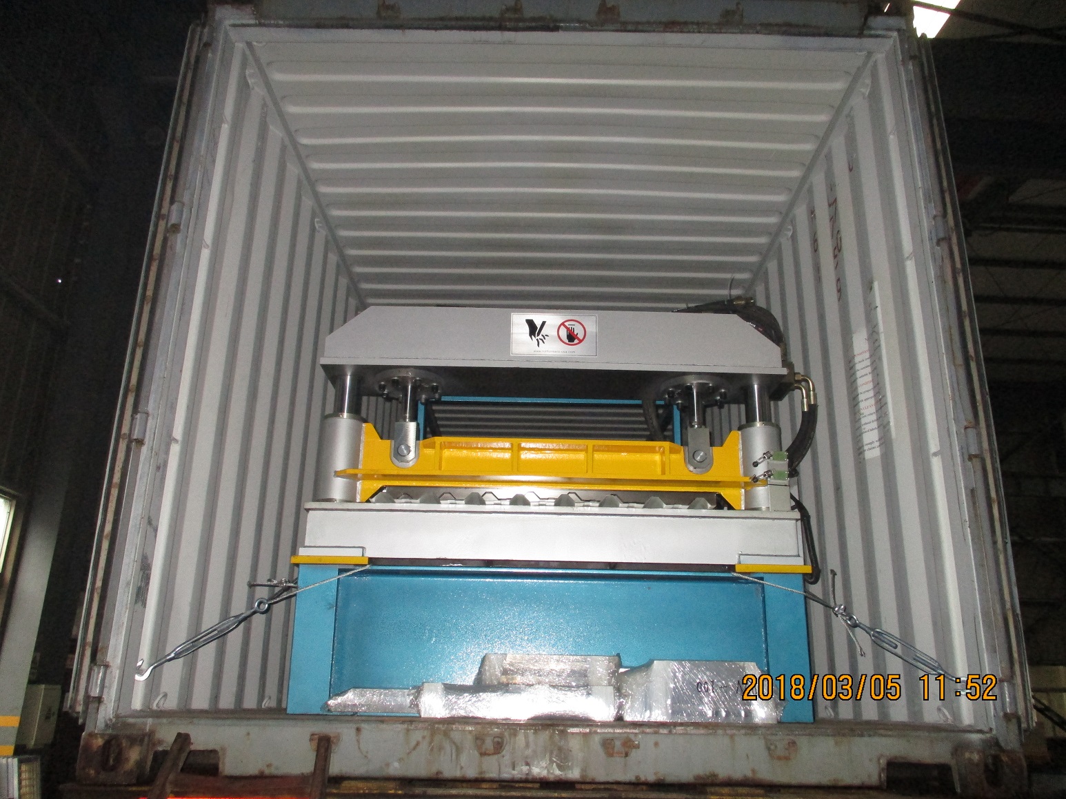 M&aacute;quina formadora de chapa de telhado zhongyuan