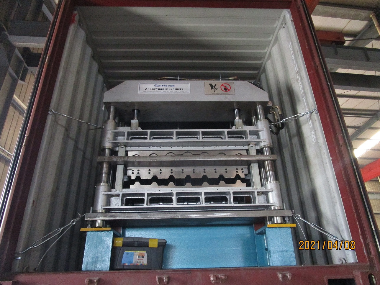 M&aacute;quina formadora de rolos para telhados de dois andares zhongyuan