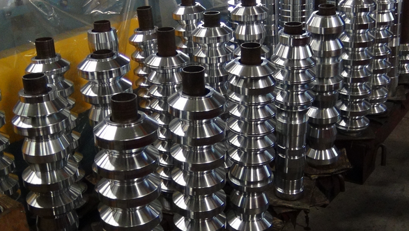 Rolos formadores usinados