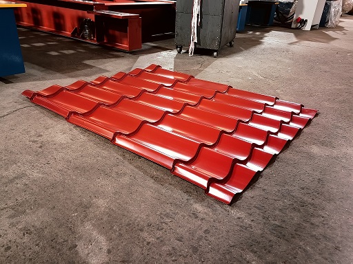 M&aacute;quina formadora de rolo de telha esmaltada Zhongyuan