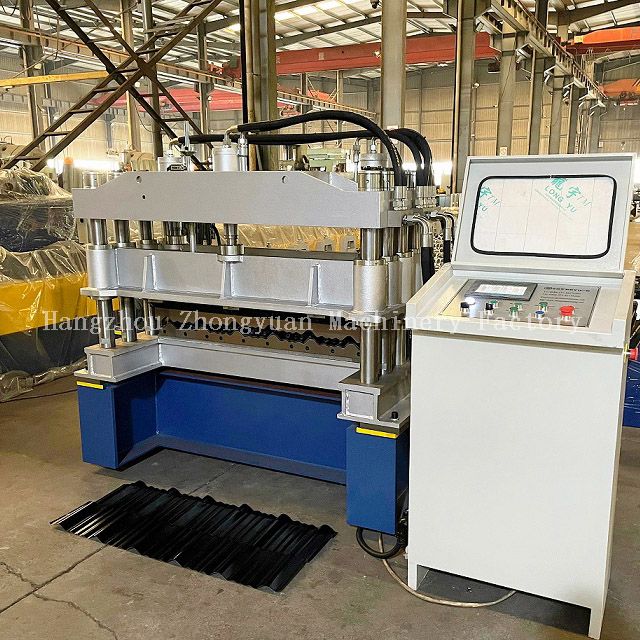 Máquina perfiladeira de telha esmaltada de fácil operação