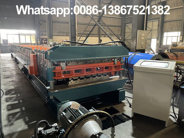 M&aacute;quina formadora de rolos para painel de telhado de camada dupla Zhongyuan