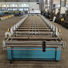 Máquina formadora de rolos para telhados de metal com corte elétrico