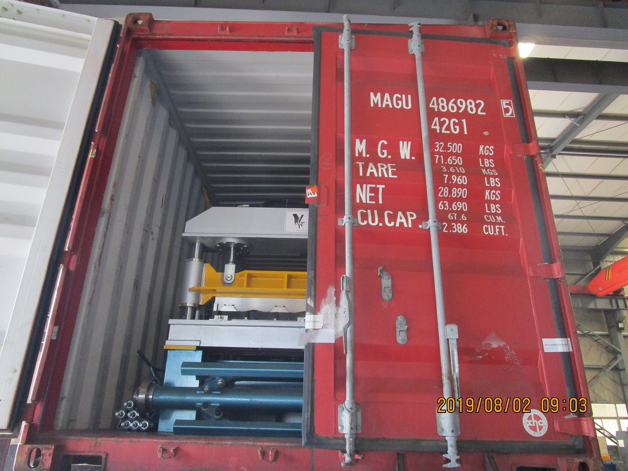 rolo zhongyuan formando alum&iacute;nio