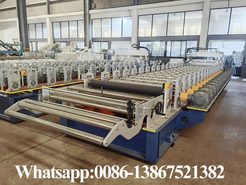 M&aacute;quina para fabricar telhas met&aacute;licas Zhongyuan