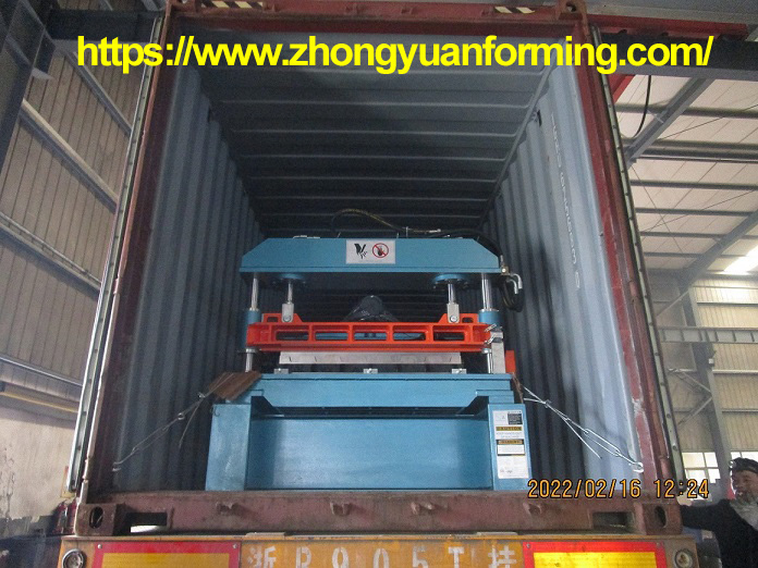 M&aacute;quina formadora de rolos para deck de a&ccedil;o zhongyuan
