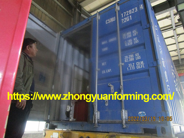 M&aacute;quina formadora de ter&ccedil;a zhongyuan cz