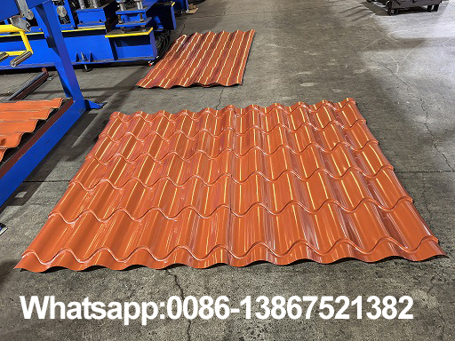 M&aacute;quina formadora de rolo de telha de alum&iacute;nio Zhongyuan