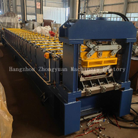Máquina formadora de rolo para telhado com costura vertical