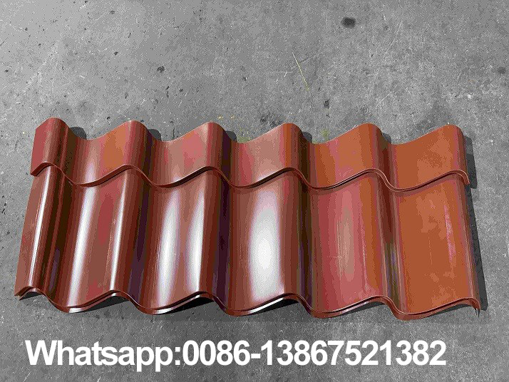 M&aacute;quina formadora de telha met&aacute;lica Zhongyuan