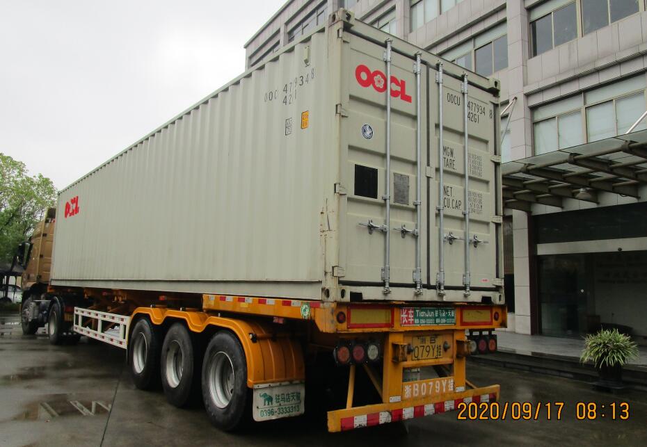 Entrega de máquinas perfiladeiras em setembro de 2020 em Zhongyuan 