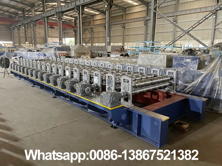 M&aacute;quina formadora de rolo de telha met&aacute;lica Zhongyuan