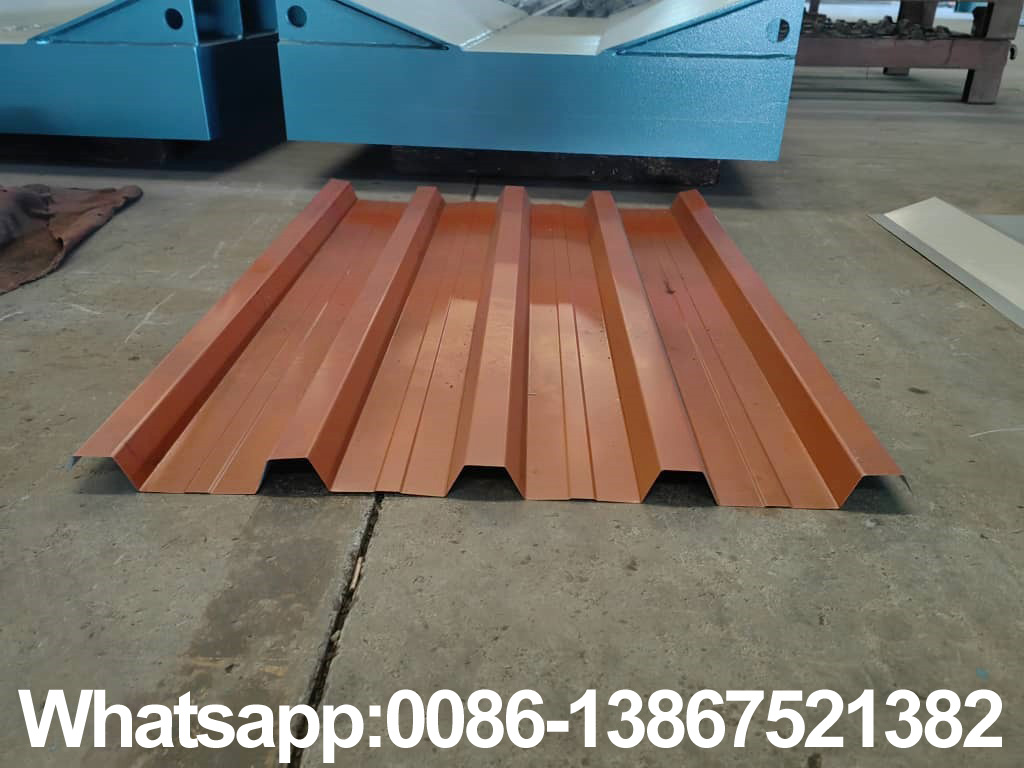 M&aacute;quina formadora de rolo trapezoidal de dupla camada Zhongyuan