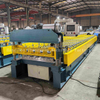 Máquina formadora de rolos de painel de telhado de metal com corte elétrico