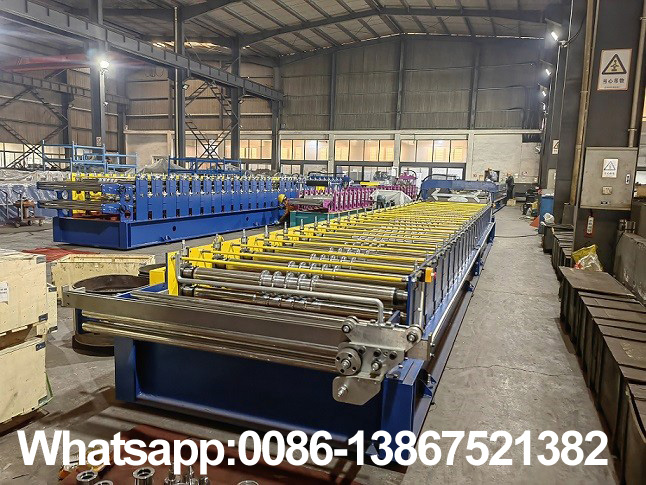 M&aacute;quina formadora de telha de perfil ondulado Zhongyuan