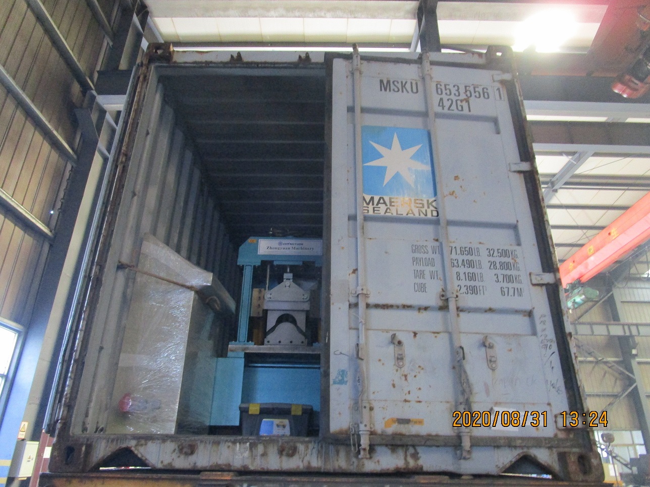 M&aacute;quina formadora de rolos para cumeeira de telhado de metal zhongyuan