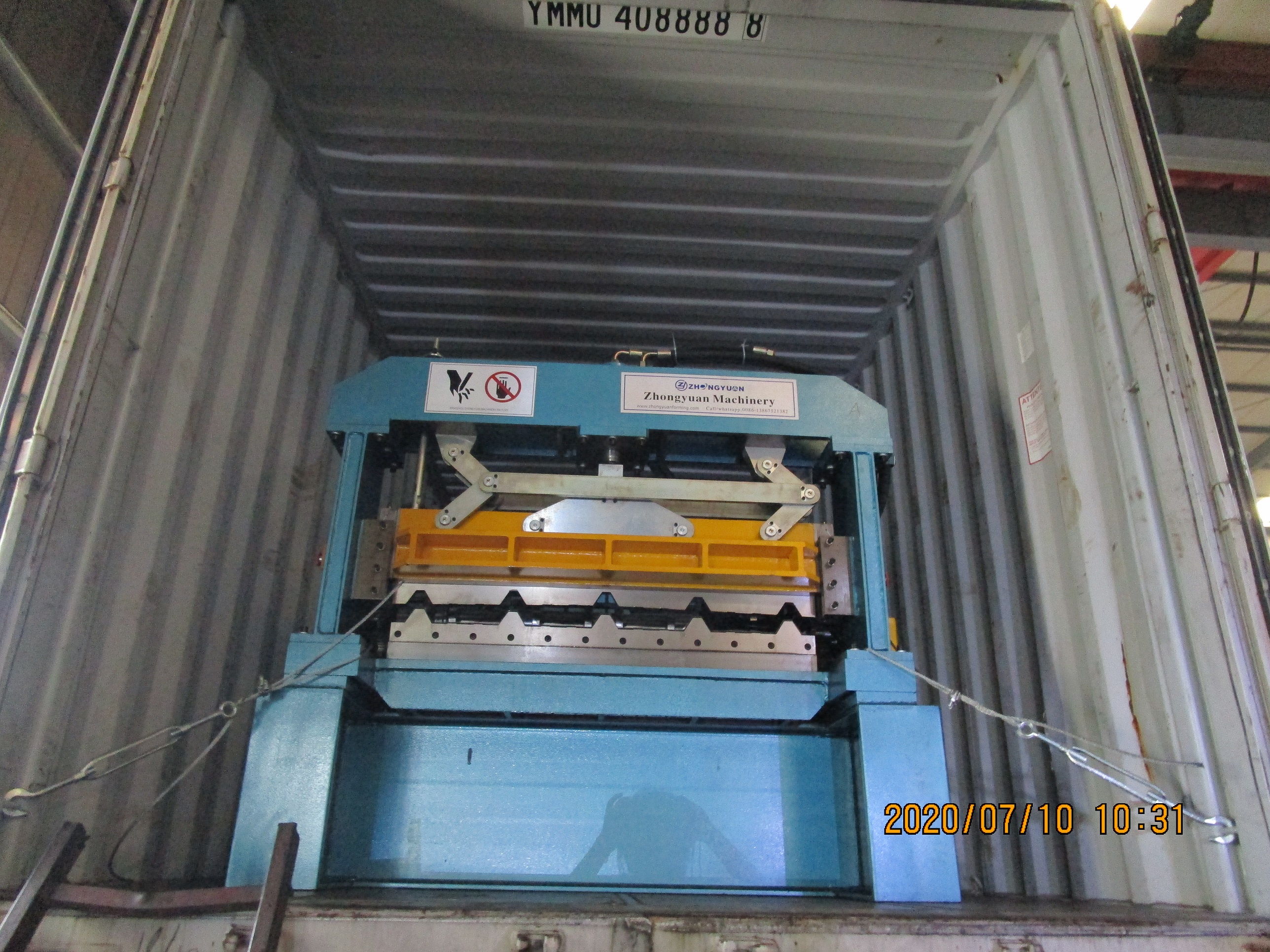 M&aacute;quina formadora de rolo para painel de telhado zhongyuan