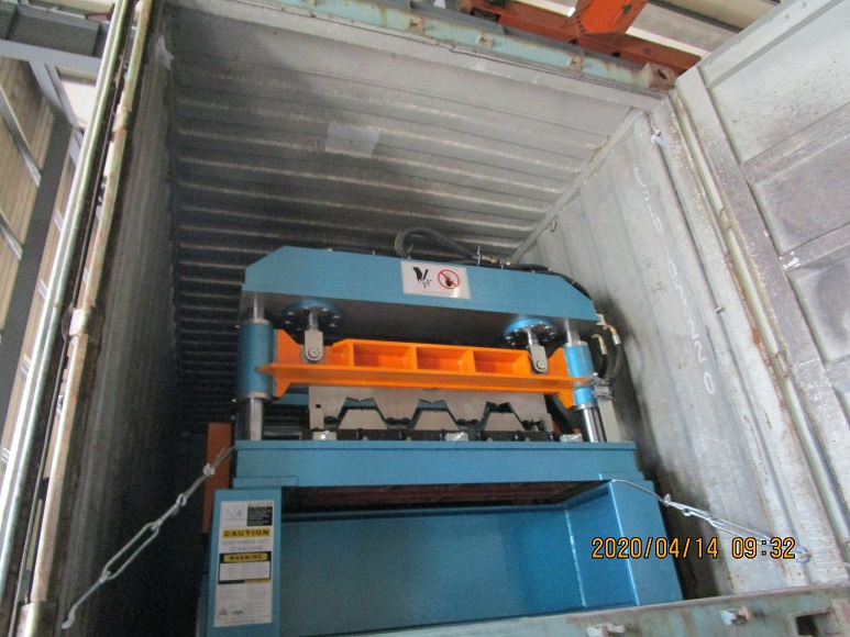 Equipamento formador de rolos para deck Zhongyuan 1 