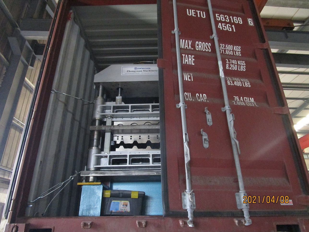 M&aacute;quina formadora de rolos para telhados de dupla camada zhongyuan