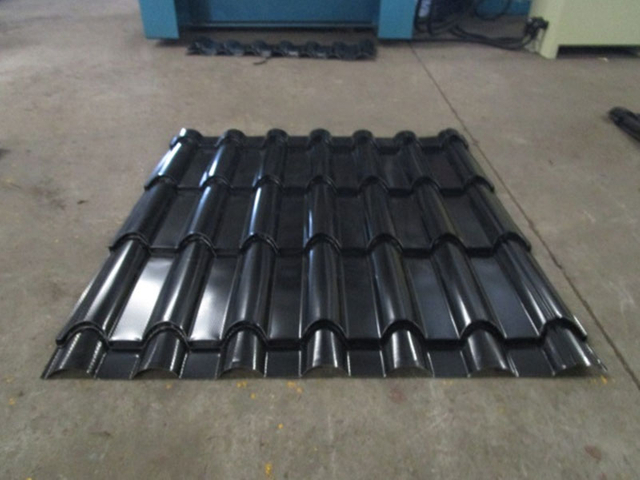 Produzido por máquina formadora de rolo de camada dupla para telhas esmaltadas e folhas onduladas-1