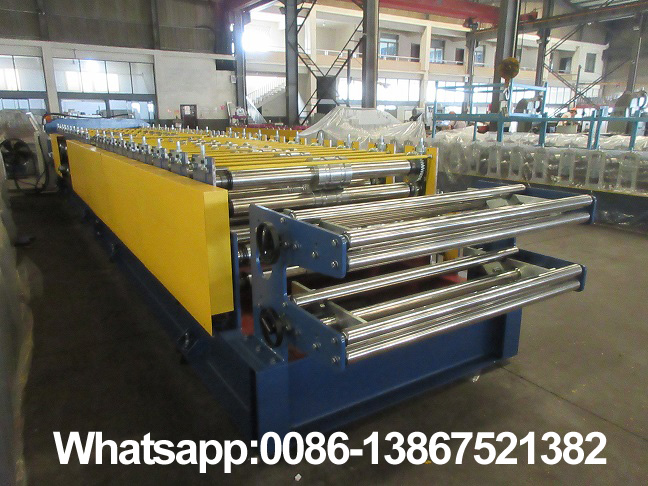 M&aacute;quina formadora de rolos para telhados de dupla camada Zhongyuan