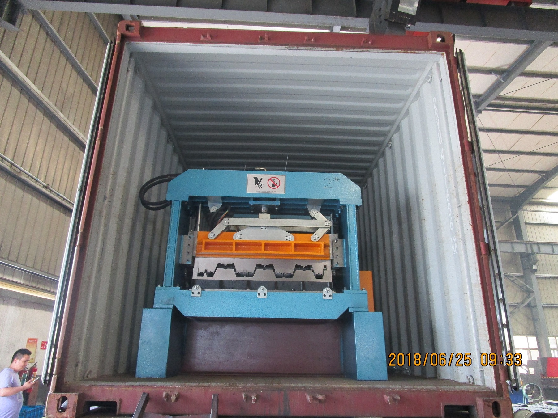 M&aacute;quina formadora de deck zhongyuan