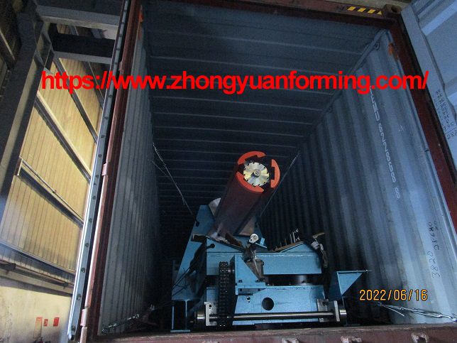 desbobinador hidr&aacute;ulico e carro de bobina