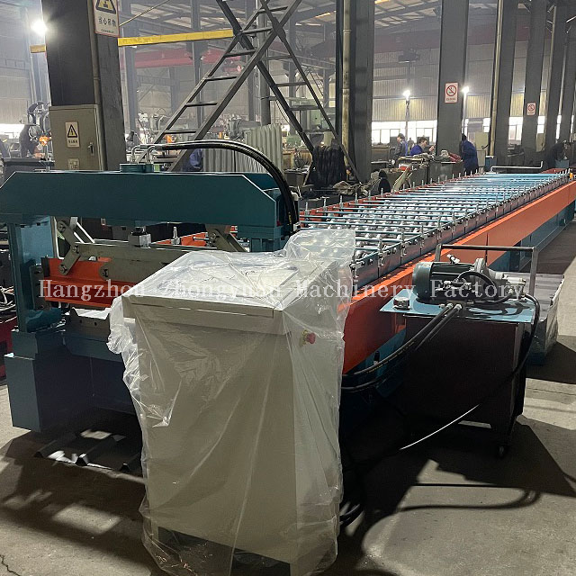 Máquina formadora de rolo para painel de telhado 