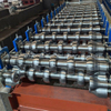 Rolo de chapa de ferro ondulado formando máquinas para fabricação de telhas de metal com empilhador de 12M