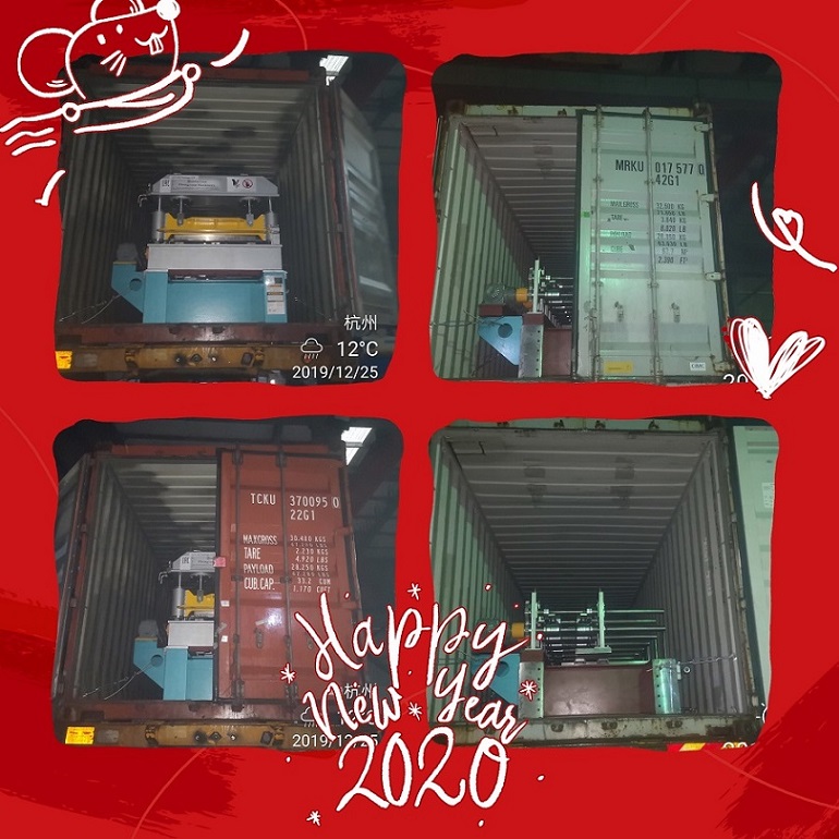 Entrega da m&aacute;quina formadora de rolos n&ordm; 2 em Zhongyuan em dezembro de 2019