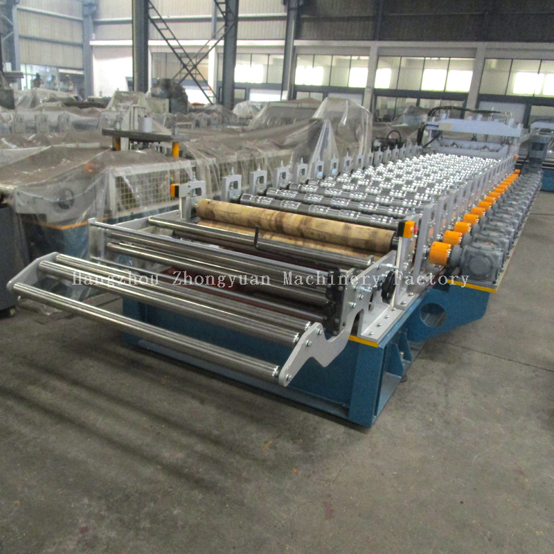 Máquina formadora de rolo de telha com passo de velocidade rápida 